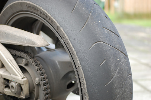 motorcycle tire photo
