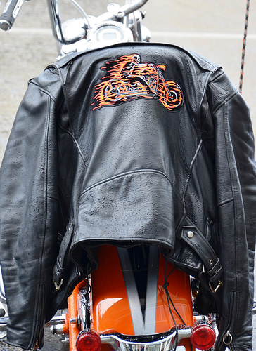 motorcycle jacket photo