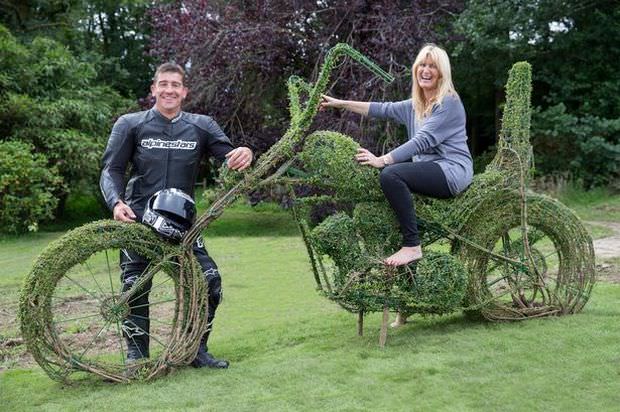 Motorcycle Topiary
