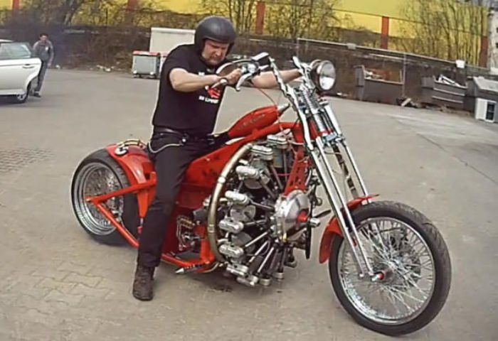 Red Baron Motorcycle